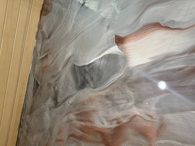 Metallic epoxy floor North Texas