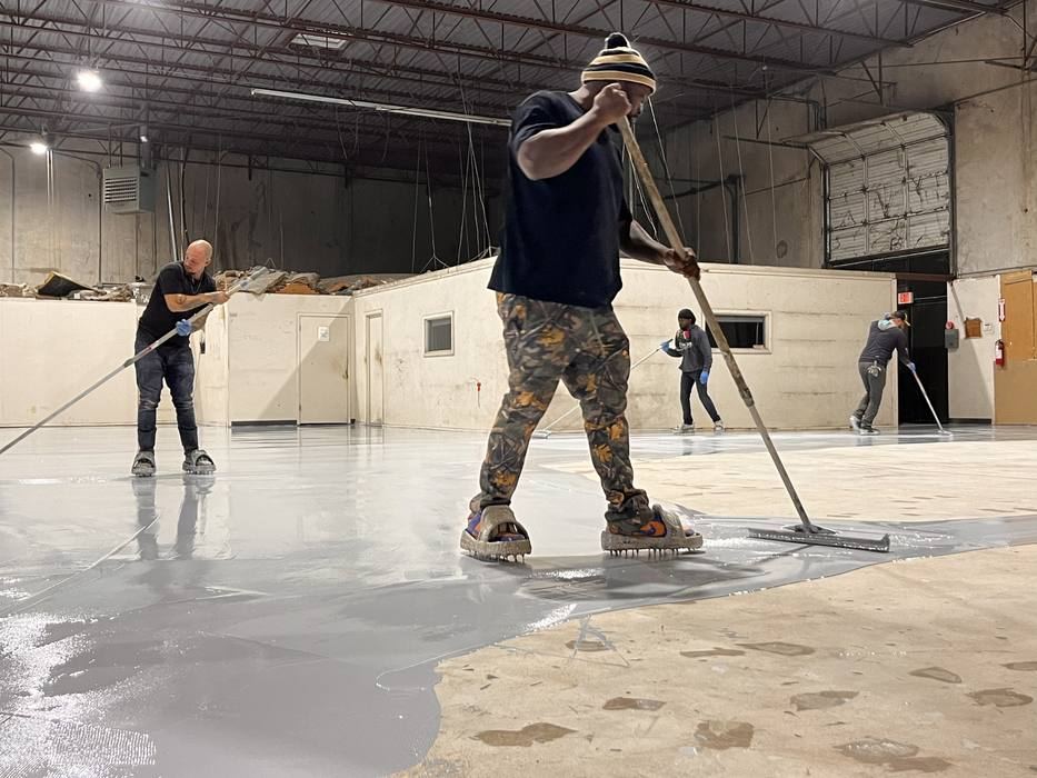 Commercial epoxy floor North Texas