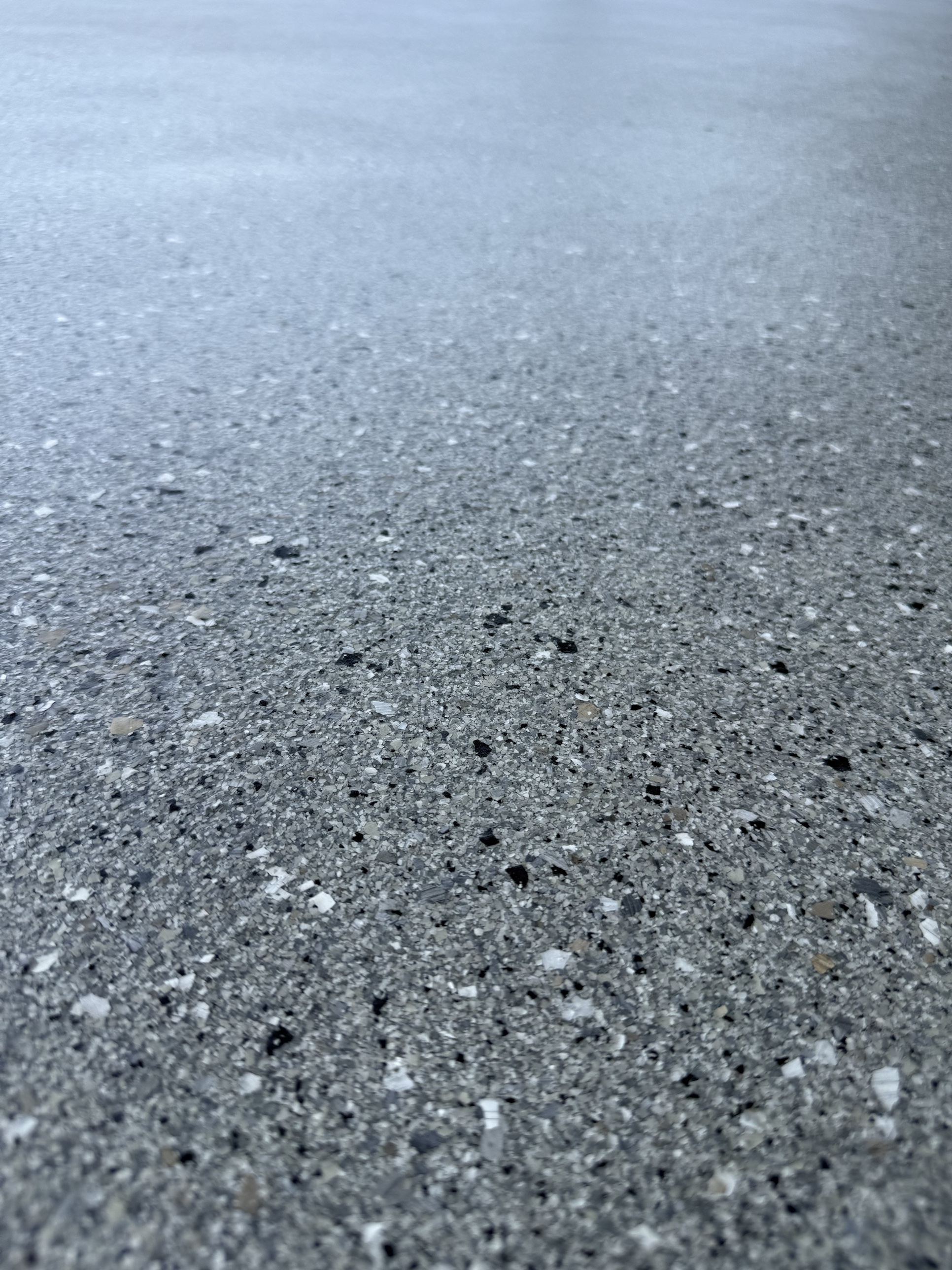 Finished Shale matte patio floor in Sherman, Texas